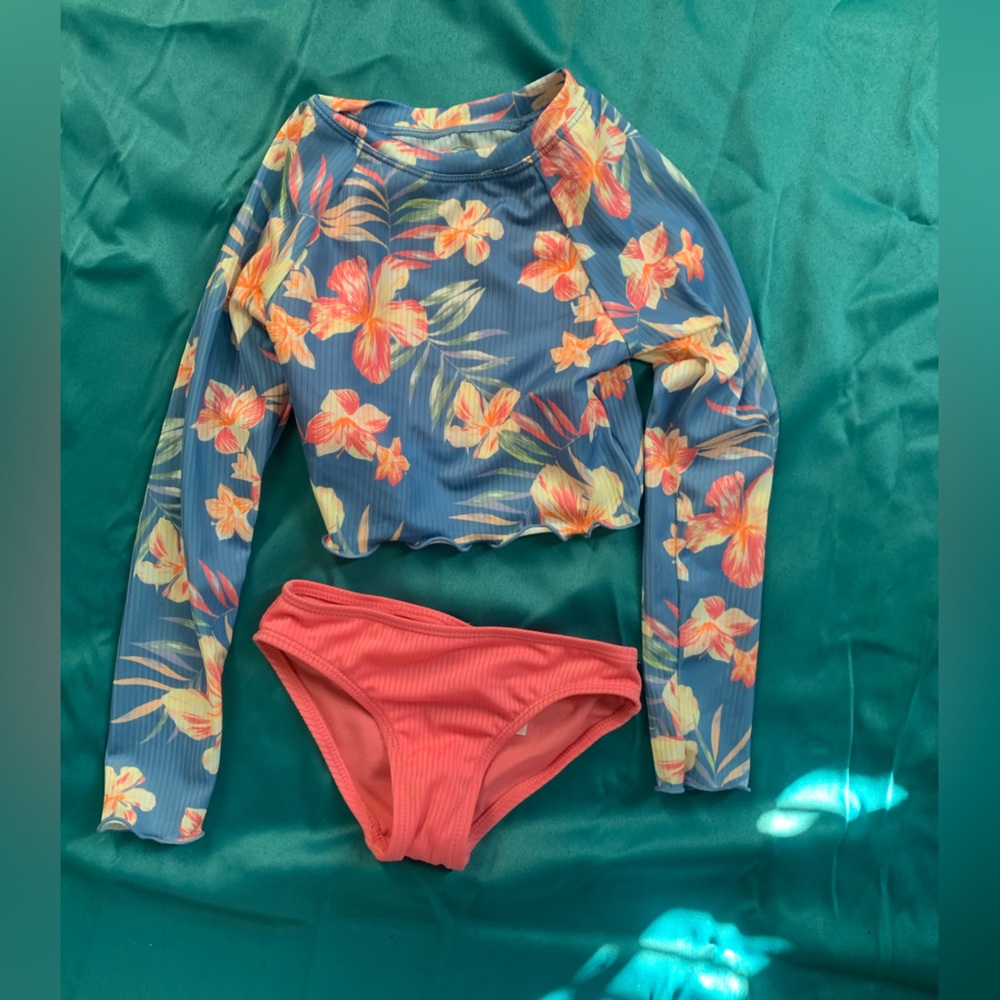 Never worn swim suit floral